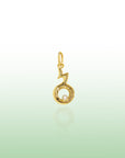 Georgian Letter B in Gold with Diamond