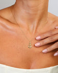 Georgian Letter G in Gold with Diamond