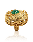 Gold & Emerald Ring "Muses"