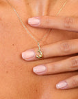 Georgian Letter K in Gold with Diamond