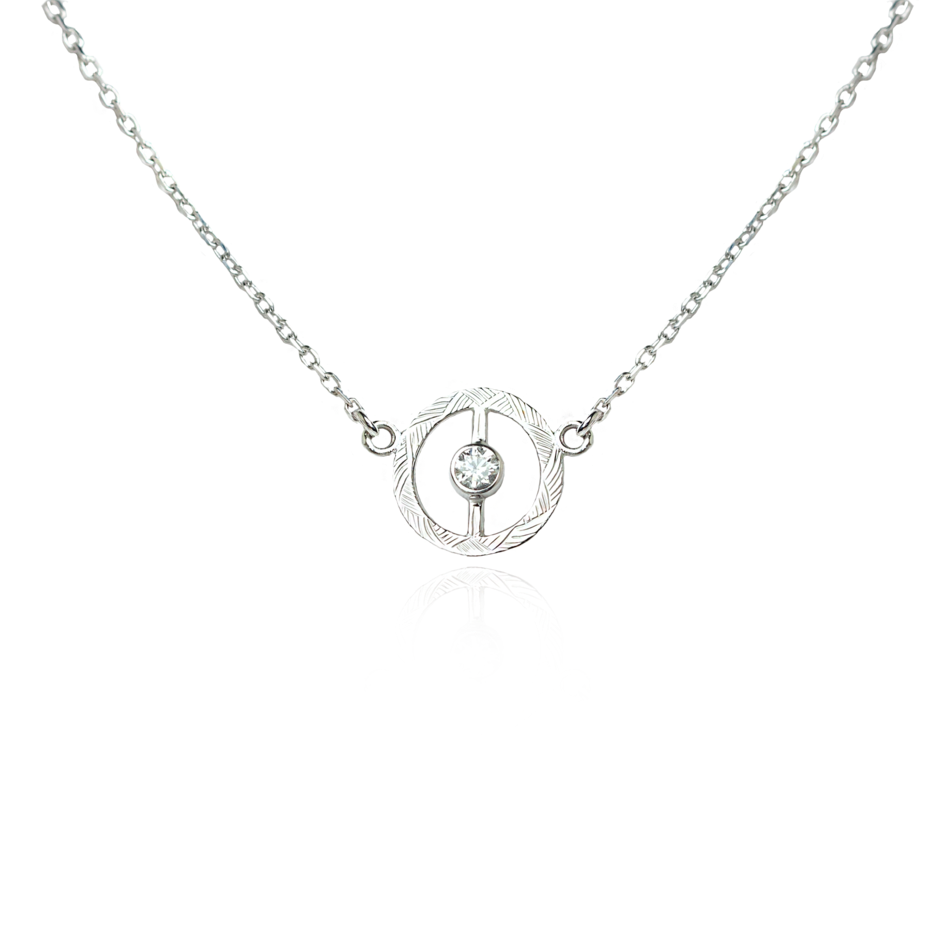 white gold necklace by Marilisi Jewelry House very elegant everyday wear